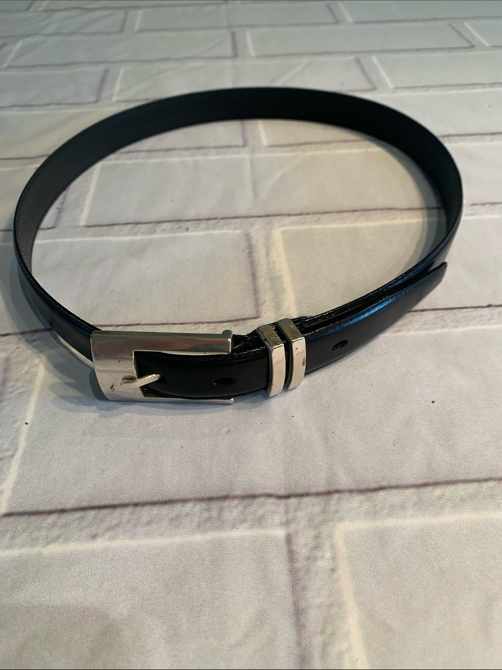 Fossil Black Leather Belt